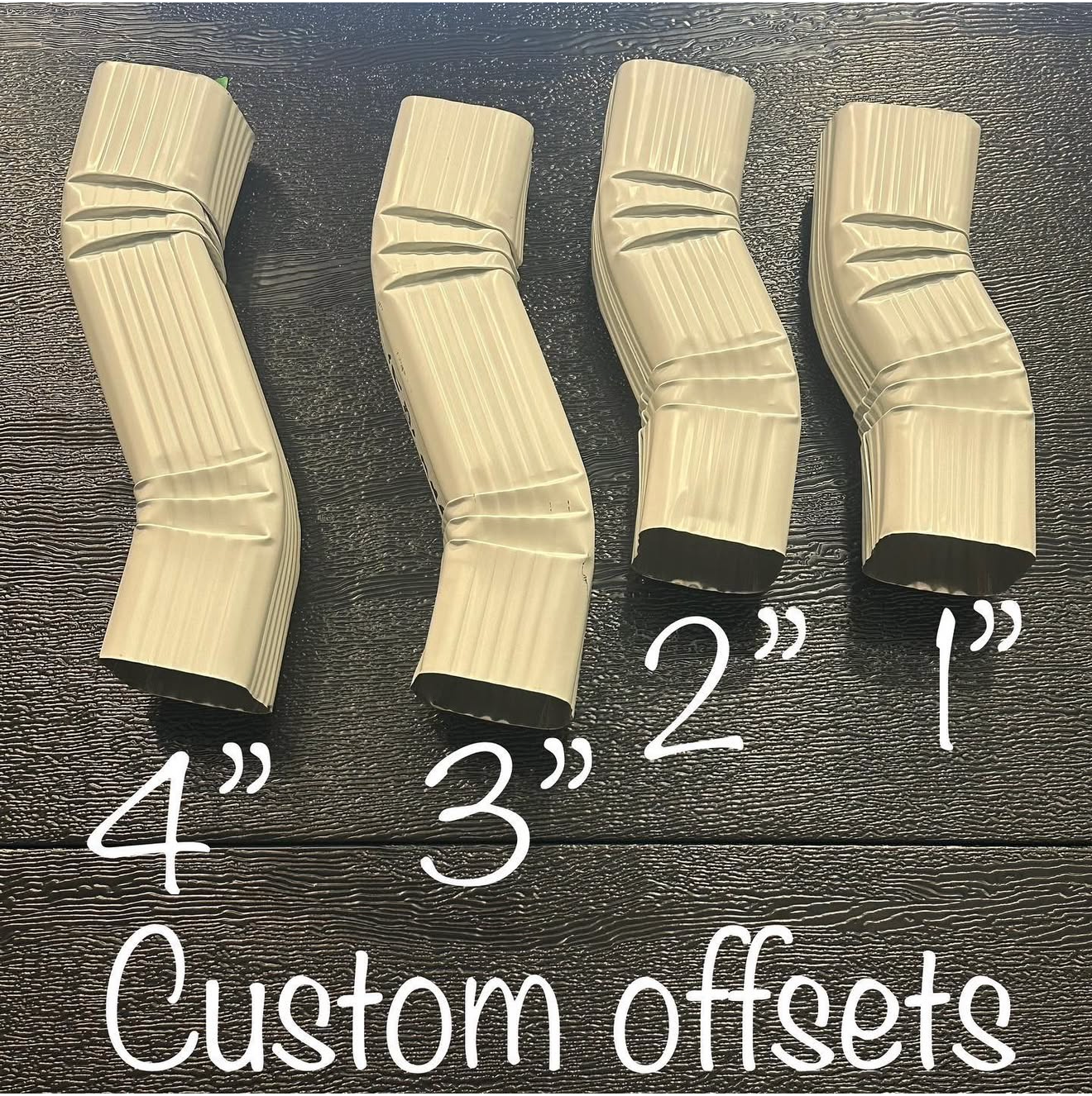 Offsets aluminum 3" x 3"
